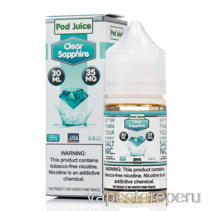 Vape Peru Zafiro Claro - Jugo De Vaina - 30ml 35mg